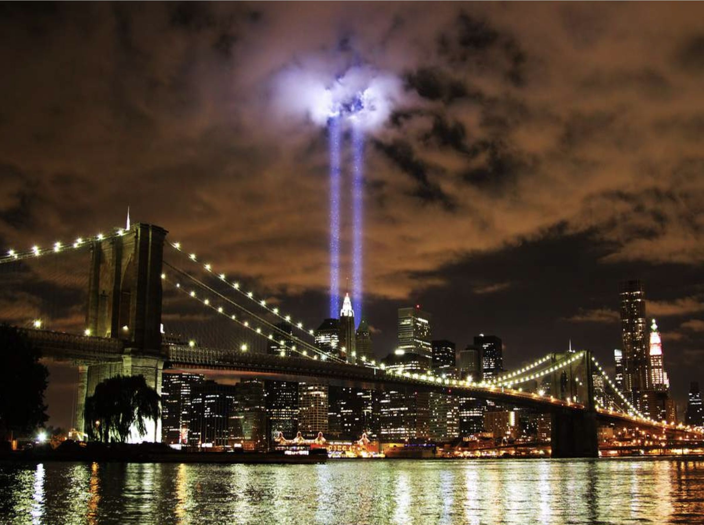 911 Memorial in Light